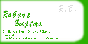 robert bujtas business card